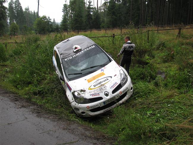 Rallye Agropa Paejov 2010 a karamboly, foto  Karel Koleko