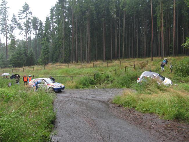 Rallye Agropa Paejov 2010 a karamboly, foto  Karel Koleko