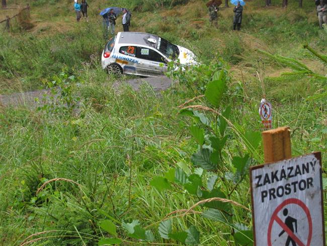 Rallye Agropa Pačejov 2010 a karamboly, foto  Karel Kolečko