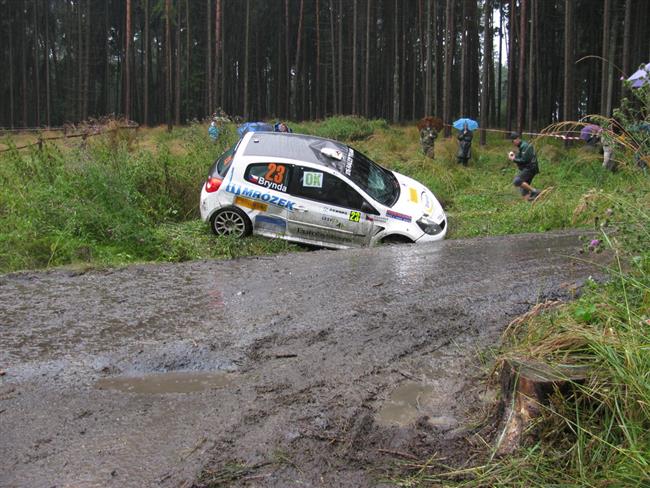 Rallye Agropa Pačejov 2010 a karamboly, foto  Karel Kolečko