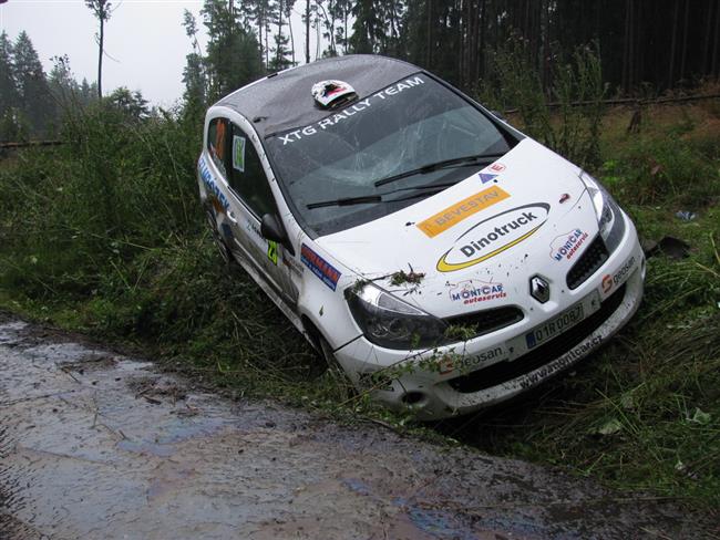 Rallye Agropa Paejov 2010 a karamboly, foto  Karel Koleko