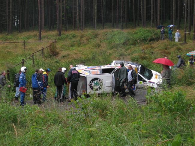 Rallye Agropa Pačejov 2010 a karamboly, foto  Karel Kolečko