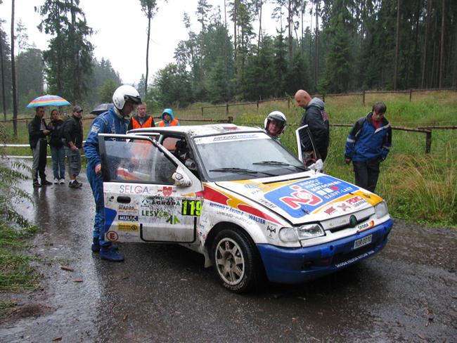 Rallye Agropa Pačejov 2010 a karamboly, foto  Karel Kolečko