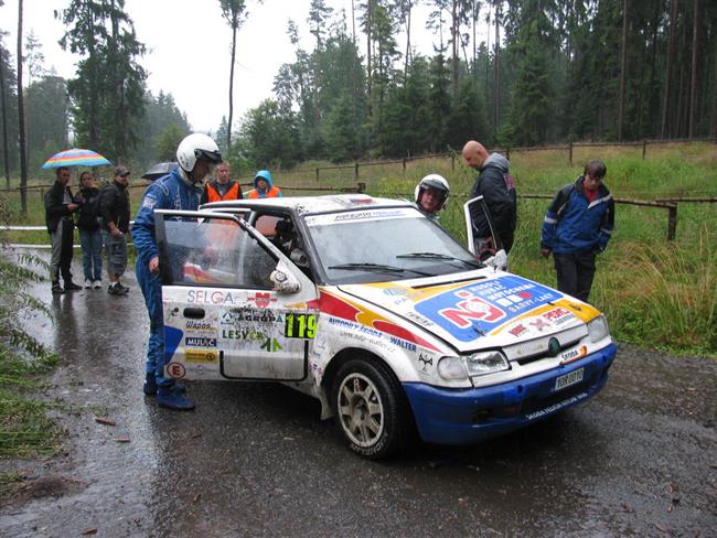 Rallye Agropa Paejov 2010 a karamboly, foto  Karel Koleko