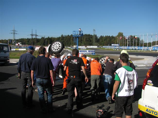 Karamboly z ME v Rally Crossu v Sosnové, foto Karel Kolečko