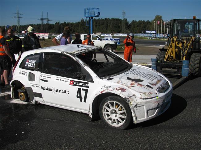 Karamboly z ME v Rally Crossu v Sosnov, foto Karel Koleko