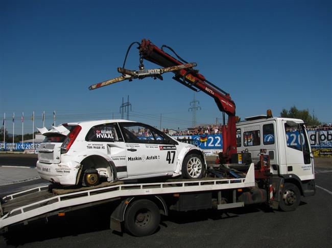 Karamboly z ME v Rally Crossu v Sosnové, foto Karel Kolečko