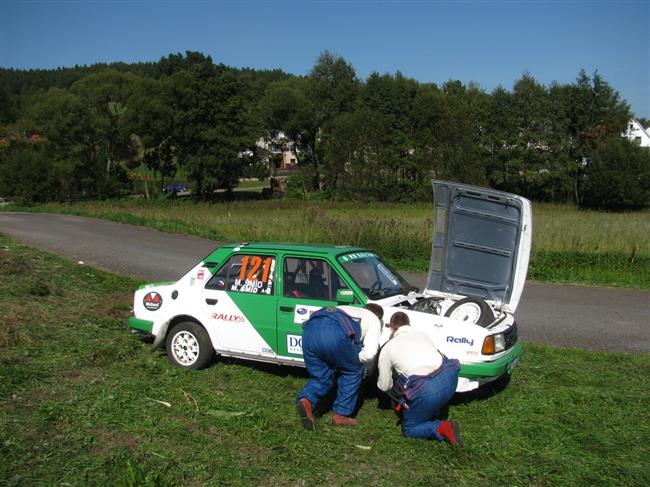 Rally Příbram 2011 atmosféra a cíl