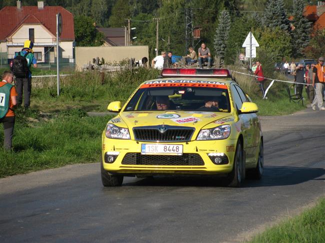 Rally Příbram 2011 atmosféra a cíl