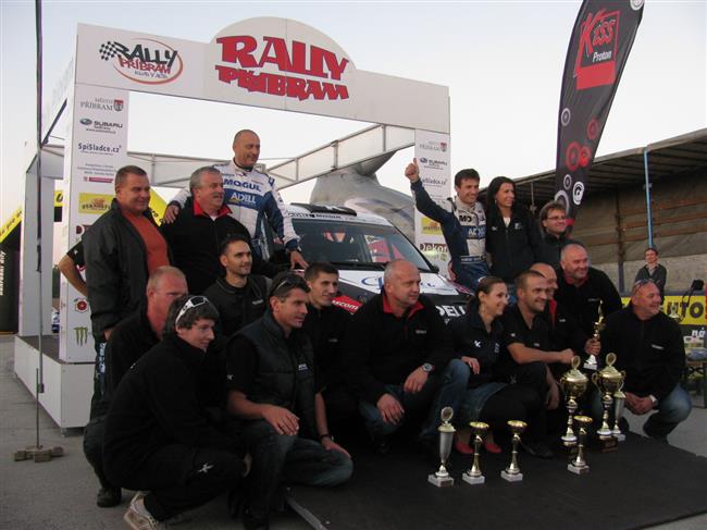 Rally Příbram 2011 atmosféra a cíl