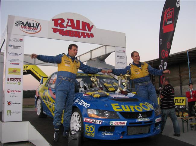 Rally Příbram 2011 atmosféra a cíl