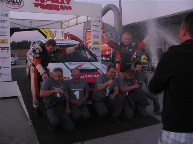 Rally Příbram 2011 atmosféra a cíl