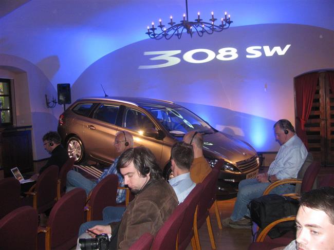 Tiskovka k uvedení Peugeotu 308SW