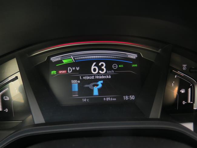 Test Hondy CRV 2,0 MMD Hybrid s převodovkou CVT a pohonem všech kol 4WD