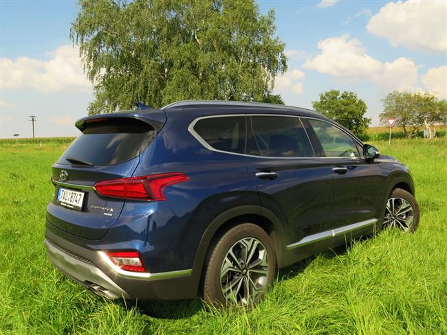 Test velkho SUV Hyundai Santa Fe s 2,2 CRDi automat v sedmimstnm proveden