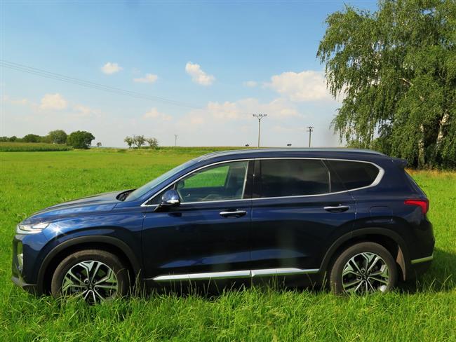 Test velkho SUV Hyundai Santa Fe s 2,2 CRDi automat v sedmimstnm proveden