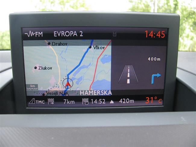 Redakční test vozu Peugeot 308 s benzínovým motorem 1,6 VTI