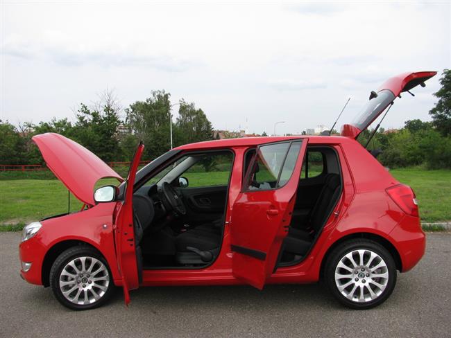 Test modernizované Fabie s novým motorem 1,6 TDI