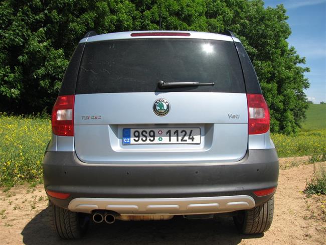 Redakční test Yeti s nejsilnějším benzínovým motorem 1,8 TSI
