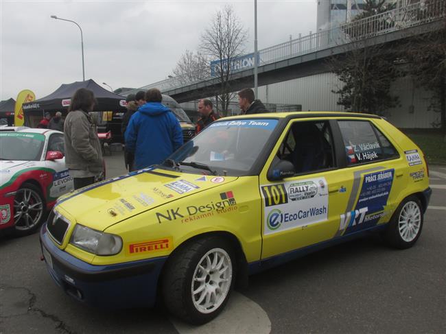 Testovn Rally aut ped seznou 2016