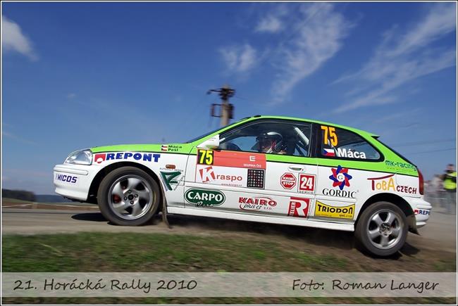 Horck rallye 2010: Igor Drotr a David Komrek opt  s vozy WRC a oba skvle