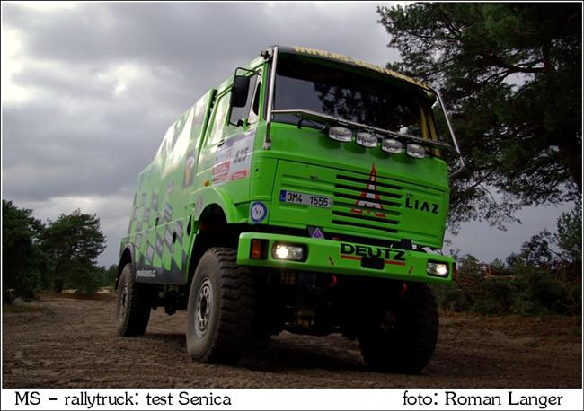 Zvren ppravy MS rally truck tmu a Marka Spaila ped odjezdem na Dakar