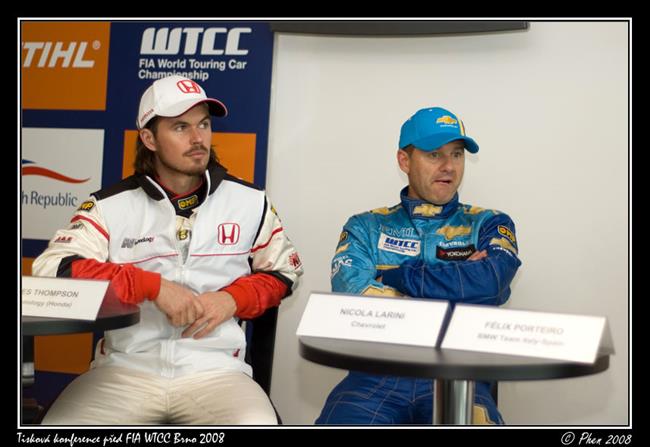 Tiskov konference ped FIA WTCC Brno 2008
