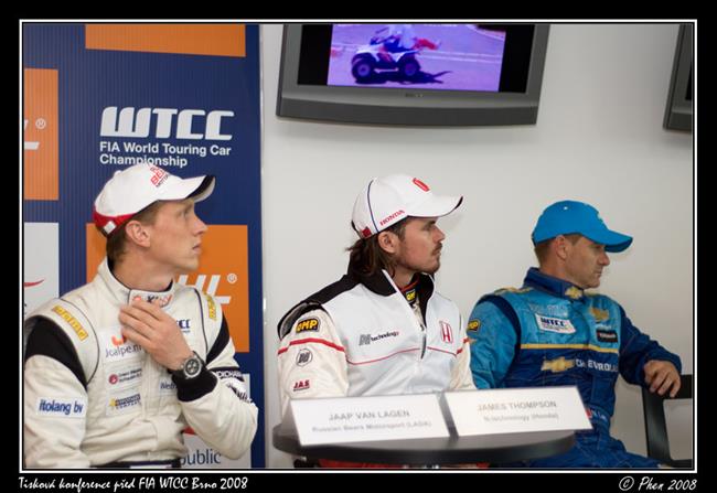 Tiskov konference ped FIA WTCC Brno 2008