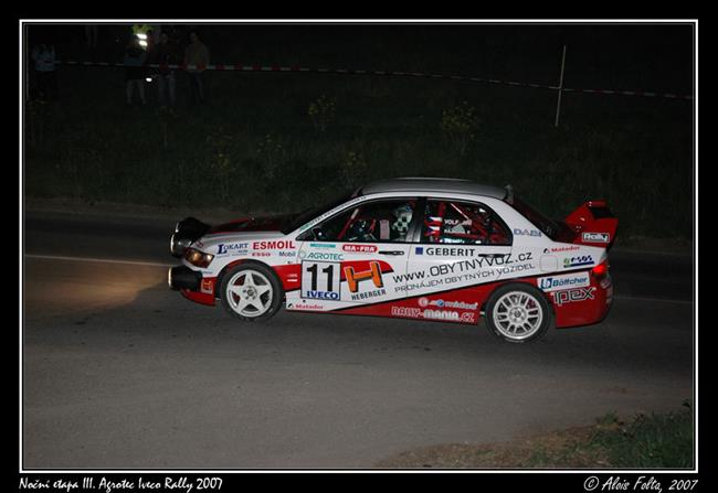 Milan Lika a jeho tm ped Rallye esk Krumlov 2007