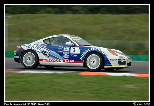 Porsche Cayman pi FIA WTCC Brno 2008