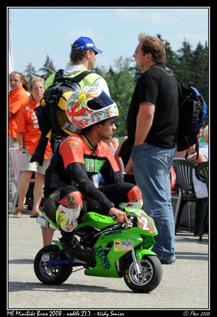 ME Minibike Brno 2008 - neděle 27.7. - třídy Senior