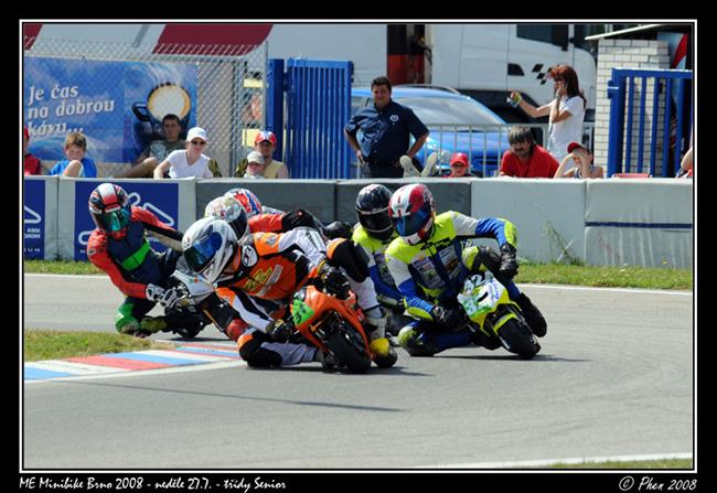 ME Minibike Brno 2008 - neděle 27.7. - třídy Senior