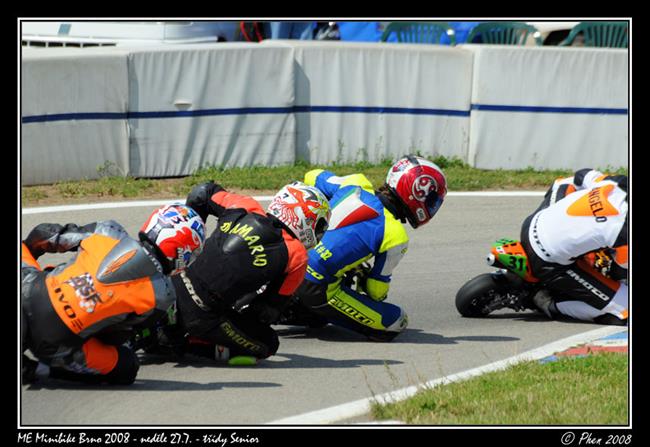 ME Minibike Brno 2008 - neděle 27.7. - třídy Senior