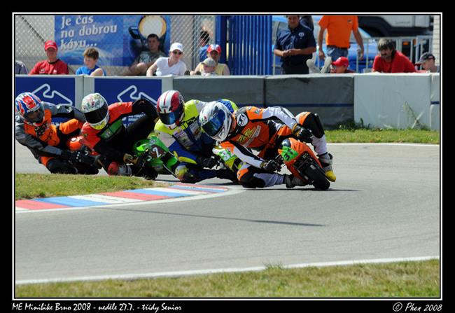 ME Minibike Brno 2008 - neděle 27.7. - třídy Senior