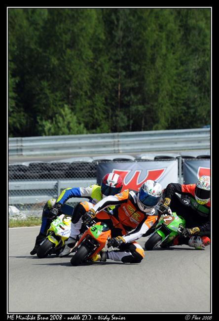 ME Minibike Brno 2008 - neděle 27.7. - třídy Senior