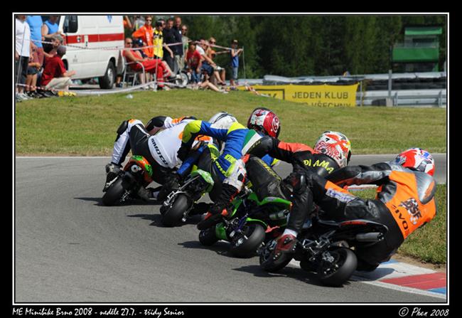 ME Minibike Brno 2008 - neděle 27.7. - třídy Senior