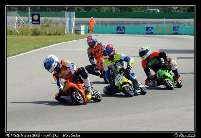 ME Minibike Brno 2008 - neděle 27.7. - třídy Senior