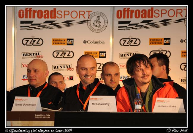TK Offroadsport.cz ped odjezdem na Dakar 2009