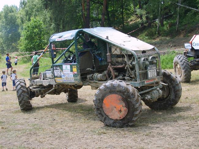 TruckTrial na rani ve Vrnov u Sokolova