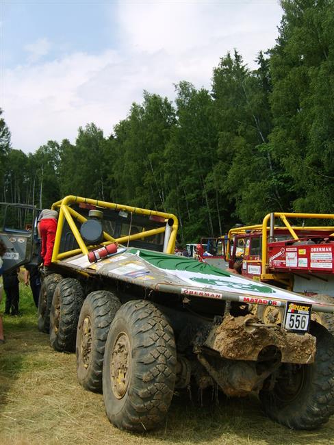 TruckTrial na rani ve Vrnov u Sokolova