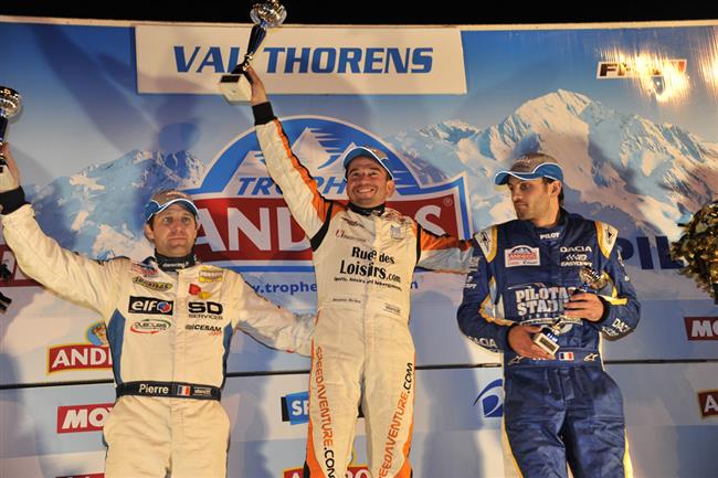 Alain Prost s Lodgy Glace a Jean Philippe Dayraut s Mini  společně v čele Trophée Andros