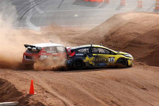 Markus Gronholm a jeho  rallyecrosov kolize