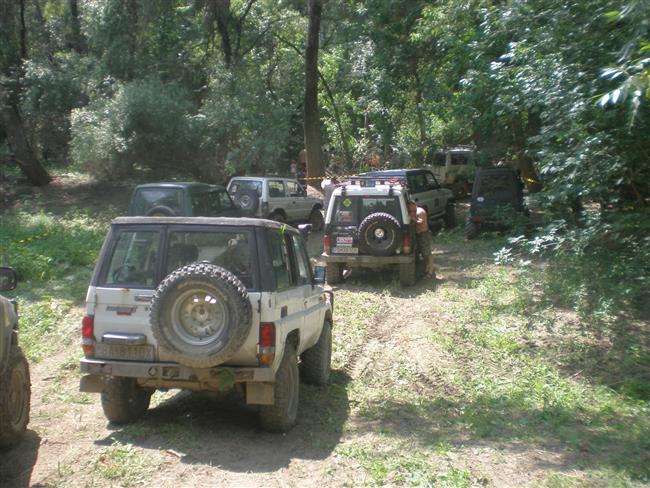 Sraz  4x4 ve slovenské obci Komoča u Nových Zámků