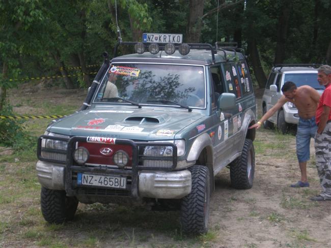 Sraz  4x4 ve slovenské obci Komoča u Nových Zámků