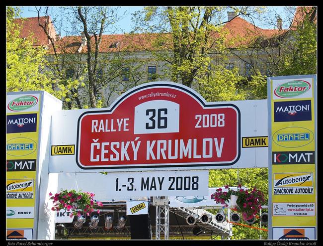 Veselme se dnes tradin na Holkov. Na tma Rallye esk Krumlov 08, ale i  09......