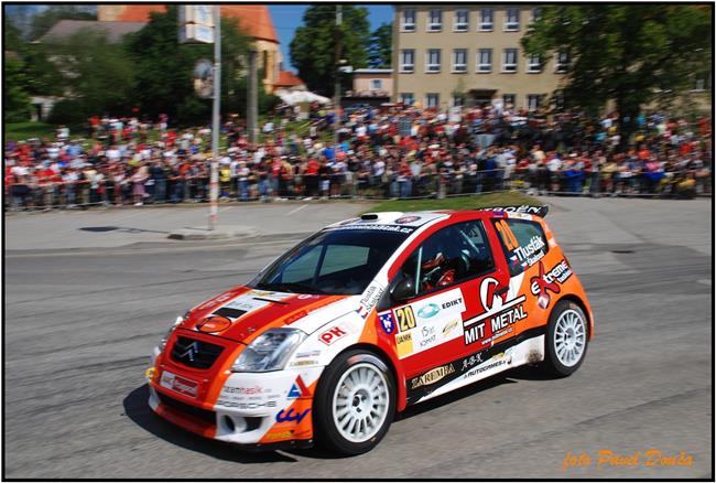 Rallye esk Krumlov a Frantiek Markvart. Rekordman vech rekordman.