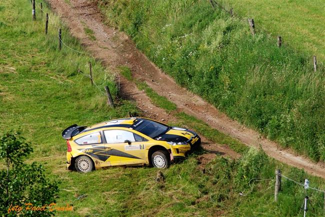 Crash Novikova na Rally Poland 2009, foto Pavel Doua