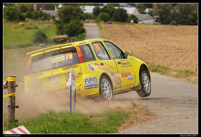 Pavel Valouek po zazen na Barum rallye  jede do Pbrami v novch barvch