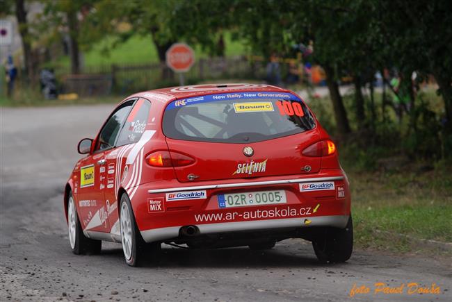 Martin Rada pi Barum Rally 2009, foto Pavel Doua