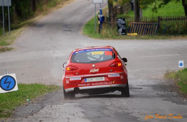 Martin Rada pi Barum Rally 2009, foto Pavel Doua